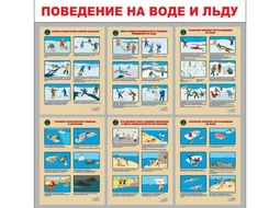 ⚡ Стенд поведение на воде и льду. 100*100 см.  ⚡ Цена: 4700 руб.